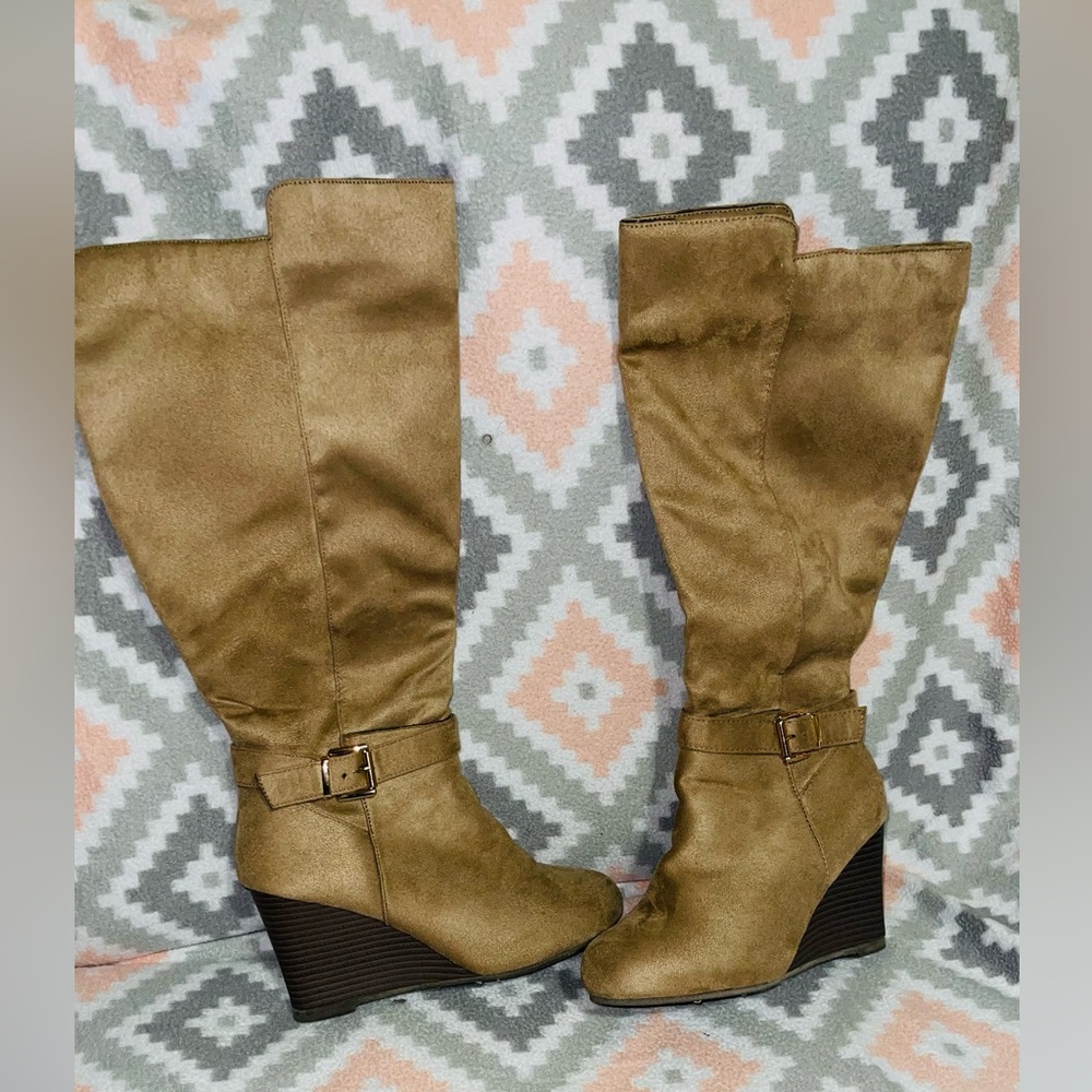 Tan high boots 7.5 - Picture 3 of 3